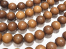 Wood Beads  Round 20mm 1strand beads (aprx.15inch/37cm)