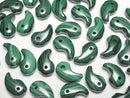 [Video]Malachite AA++ Comma Shaped Bead 20x12mm 3pcs