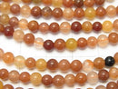 1strand $11.79! Amphibole in Quartz Round 4mm 1strand beads (aprx.15inch / 38cm)