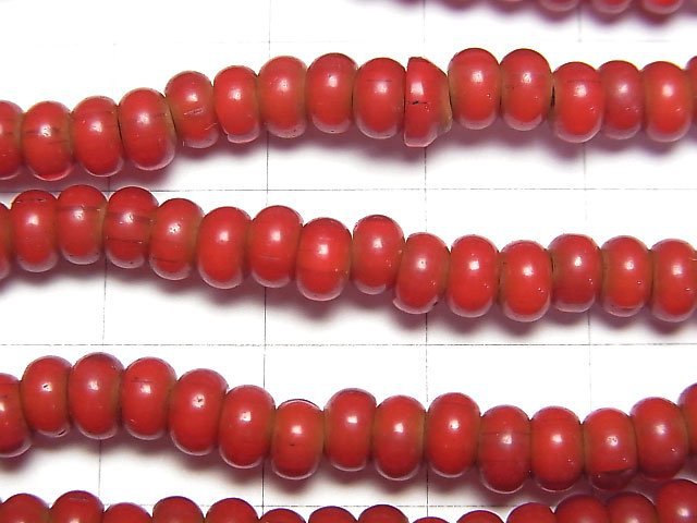 [Video] Indian White Hearts Beads 5x5x3mm 1strand beads (aprx.24inch/60cm)