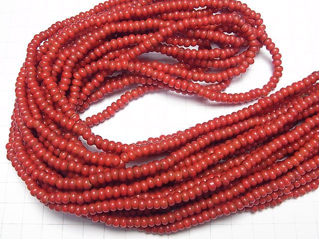 [Video] Indian White Hearts Beads 5x5x3mm 1strand beads (aprx.24inch/60cm)