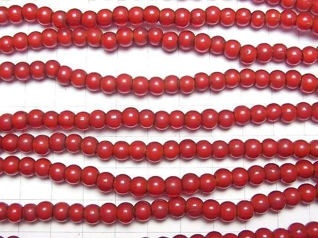 [Video] Indian White Heart Beads 6x6x5mm 1-strand beads (approx. 24 inches/60 cm)