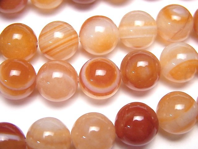 Carnelian, Round Gemstone Beads