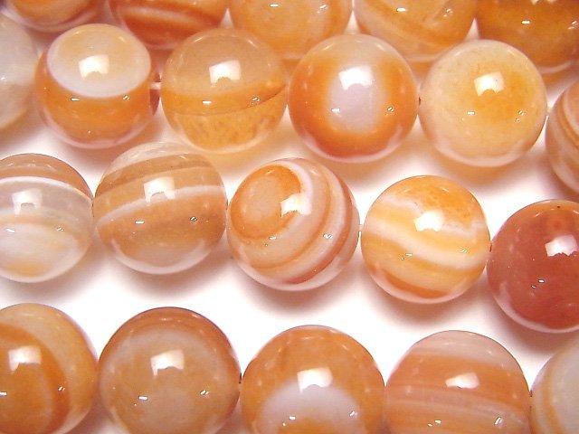 Carnelian, Round Gemstone Beads