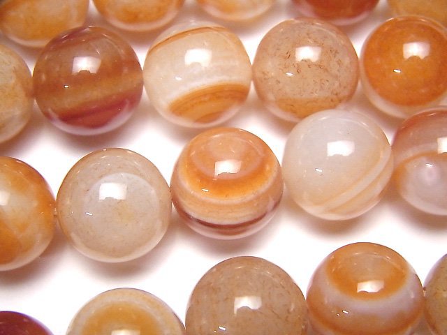 Carnelian, Round Gemstone Beads