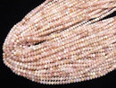 High Quality! Pink Opal AA+ Faceted Button Rondelle 4x4x3mm 1strand beads (aprx.15inch/37cm)