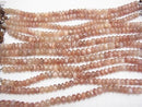 [Video] 1strand $24.99Sunstone AAA--AA++ Rondelle  1strand beads (aprx.7inch/18cm)