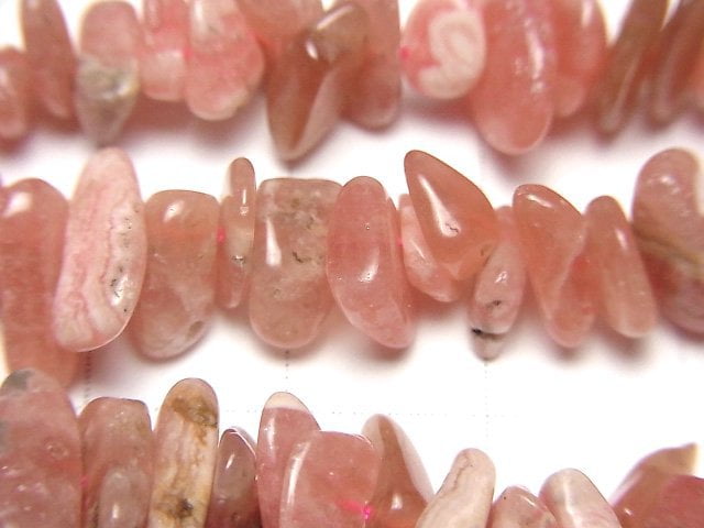 1strand $8.79! Argentina Rhodochrosite AAA - AA ++ Chips (Small Nugget) 1strand beads (aprx.15inch / 38cm)