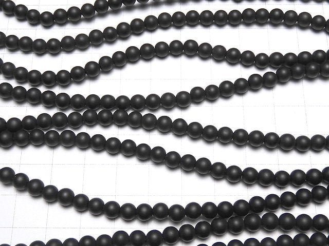 1strand $3.79! Frost Onyx Round 5mm 1strand beads (aprx.15inch / 38cm)