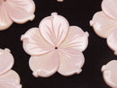Carving, Flower, Mother of Pearl (Shell Beads) Pearl & Shell Beads