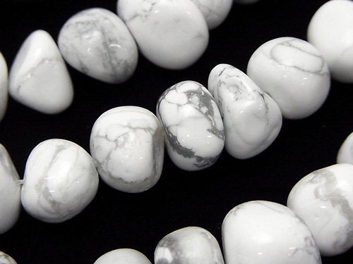 Chips, Howlite Magnesite Gemstone Beads