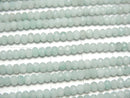 1strand $11.79! High Quality!  Amazonite AAA- Faceted Button Rondelle 3x3x2mm 1strand beads (aprx.15inch/37cm)
