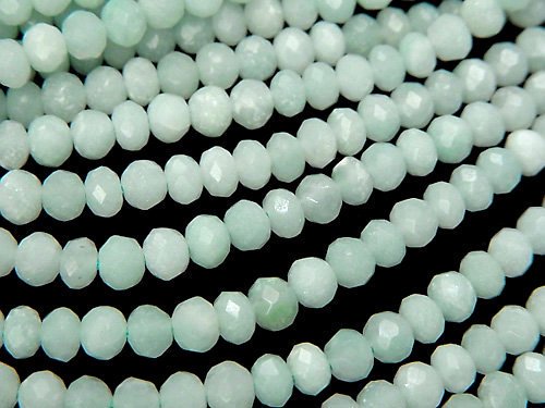 Amazonite, Roundel Gemstone Beads
