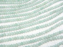 1strand $12.99! High Quality!  Amazonite AAA- Faceted Button Rondelle 4x4x3mm 1strand beads (aprx.15inch/37cm)