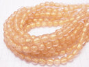 Lampwork Beads Round 10mm [Gold Powder x Pink] 1strand beads (aprx.10inch/25cm)