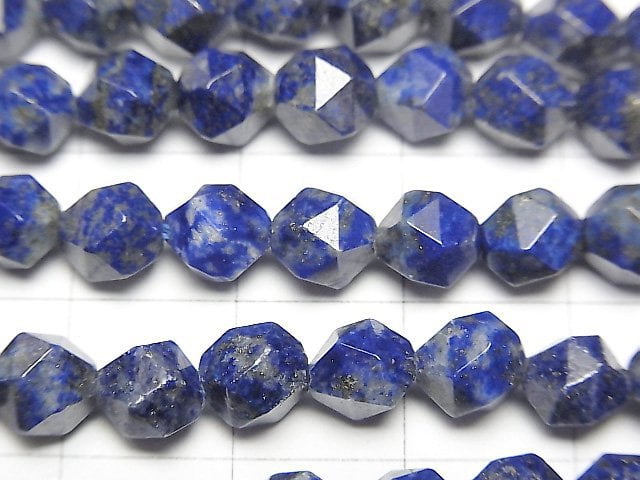 Lapislazuli AA 20Faceted Round 6mm half or 1strand beads (aprx.15inch/36cm)