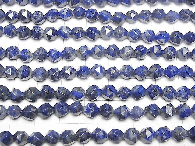 Lapislazuli AA 20Faceted Round 6mm half or 1strand beads (aprx.15inch/36cm)