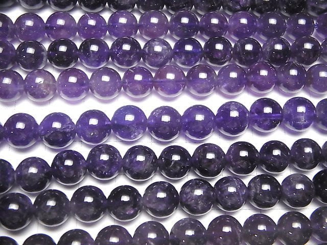 Amethyst A++ Round 10mm 1strand beads (aprx.15inch/36cm)