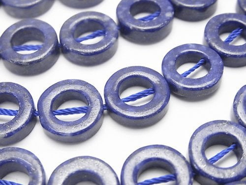 Coin, Lapis lazuli Gemstone Beads