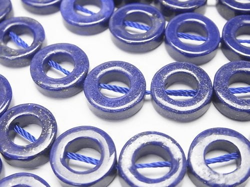 Coin, Lapis lazuli Gemstone Beads