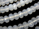 Chalcedony, Roundel Gemstone Beads