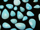 Arizona Sleeping Beauty Turquoise AAA - Undrilled Pear shape Rose Cut 10pcs