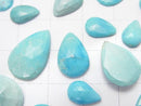 Arizona Sleeping Beauty Turquoise AAA - Undrilled Pear shape Rose Cut 10pcs