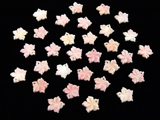 [Video] Queen Conch Shell AAA Flower carving 10 mm 2 pcs $4.79!