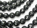 [Video] Green Gold Stone 128 Faceted Round 12 mm half or 1 strand beads (aprx.15 inch / 36 cm)