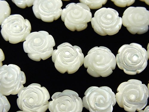 Carving, Mother of Pearl (Shell Beads), Rose Pearl & Shell Beads