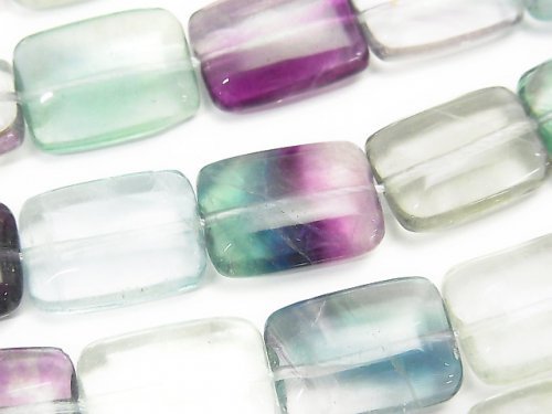 Fluorite, Rectangle Gemstone Beads