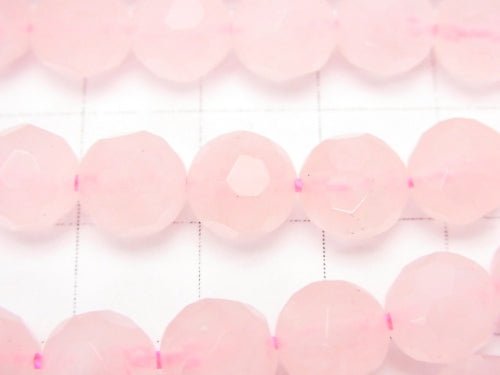 1strand $9.79! Rose Quartz AA++ 32Faceted Round 8mm 1strand beads (aprx.15inch/38cm)