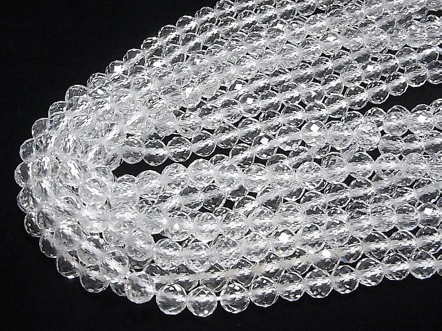 [Video]High Quality! Crystal AAA 64Faceted Round 10mm [2mm hole] 1/4 or 1strand (36cm)