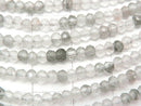 1strand $12.99! Gray Quartz Small Size Faceted Button Rondelle 3 x 3 x 2 mm 1strand beads (aprx.15 inch / 38 cm)