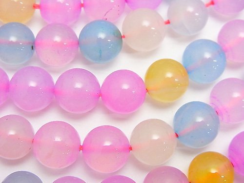 Chalcedony, Round Gemstone Beads