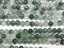 [Video] Moss Agate Round 3mm 1strand beads (aprx.15inch/37cm)