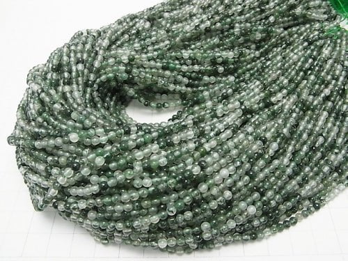 1strand $3.79! Moss Agate  Round 3mm 1strand beads (aprx.15inch/38cm)