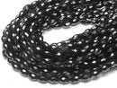1strand $8.79! Onyx  Faceted Rice 9x6x6mm 1strand beads (aprx.15inch/36cm)