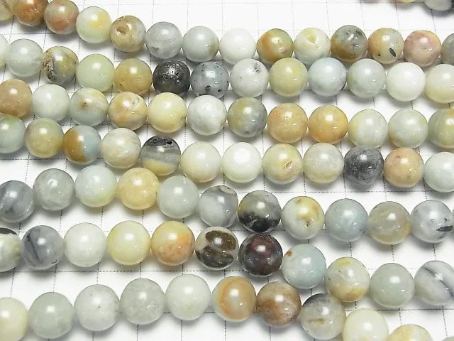 1strand $5.79! Mix Amazonite Round 10mm 1strand beads (aprx.15inch / 36cm)