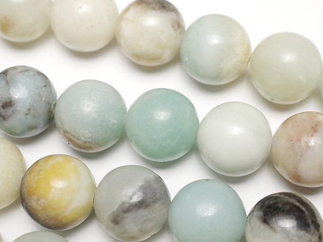 Amazonite, Round Gemstone Beads