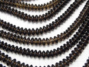 Smoky Quartz AAA Rondelle 6x6x3mm half or 1strand beads (aprx.15inch/38cm)