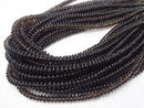 Smoky Quartz AAA Rondelle 6x6x3mm half or 1strand beads (aprx.15inch/38cm)