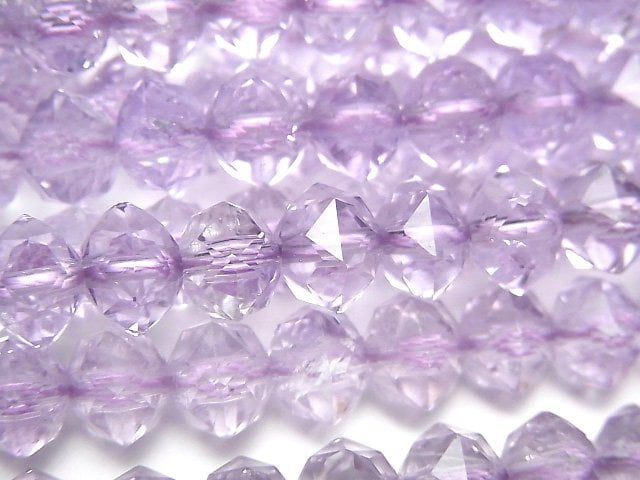 Amethyst, Roundel, Star Gemstone Beads