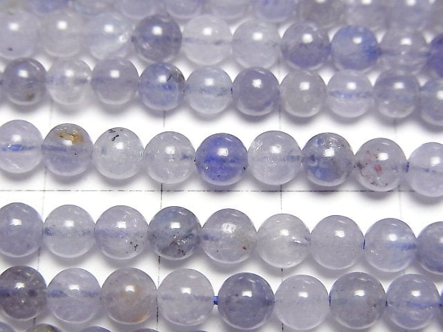 [Video]Tanzanite AA+ Round 4mm half or 1strand beads (aprx.15inch/37cm)