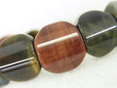 1strand $11.79! Tiger's Eye 3 color mix AAA - AA ++ Oval 16 x 14 x 6 1 strand (Bracelet)
