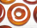 [Video] Carnelian AAA Coin (Donut) 30x30mm 2pcs