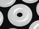 [Video] White Jade Coin (Donut) 30x30mm 2pcs
