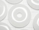 [Video] White Jade Coin (Donut) 30x30mm 2pcs