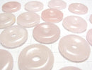 [Video] Rose Quartz AA++ Coin (Donut) 30x30mm 2pcs