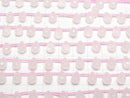 [Video]Rose Quartz AA+ Faceted Drop 9x6x6mm half or 1strand beads (aprx.15inch/38cm)